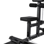 Lat pull-down and low row machine