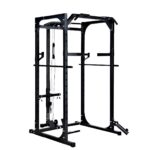 Functional Power Rack with lat pull down attachment
