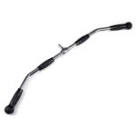 Lat Pulldown Bar Attachment with Rubber Grip