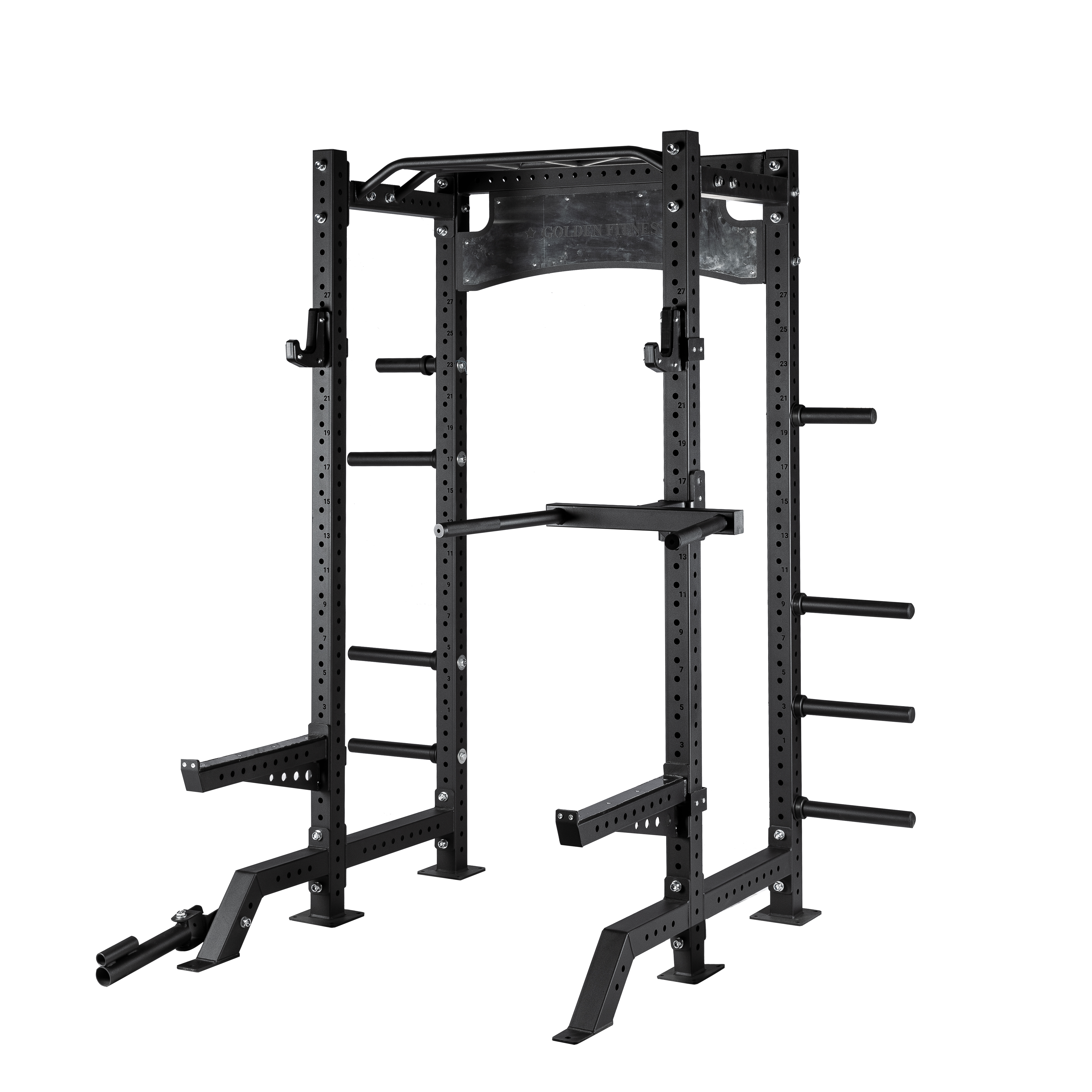 Commercial 3×3 Power Rack with Accessories