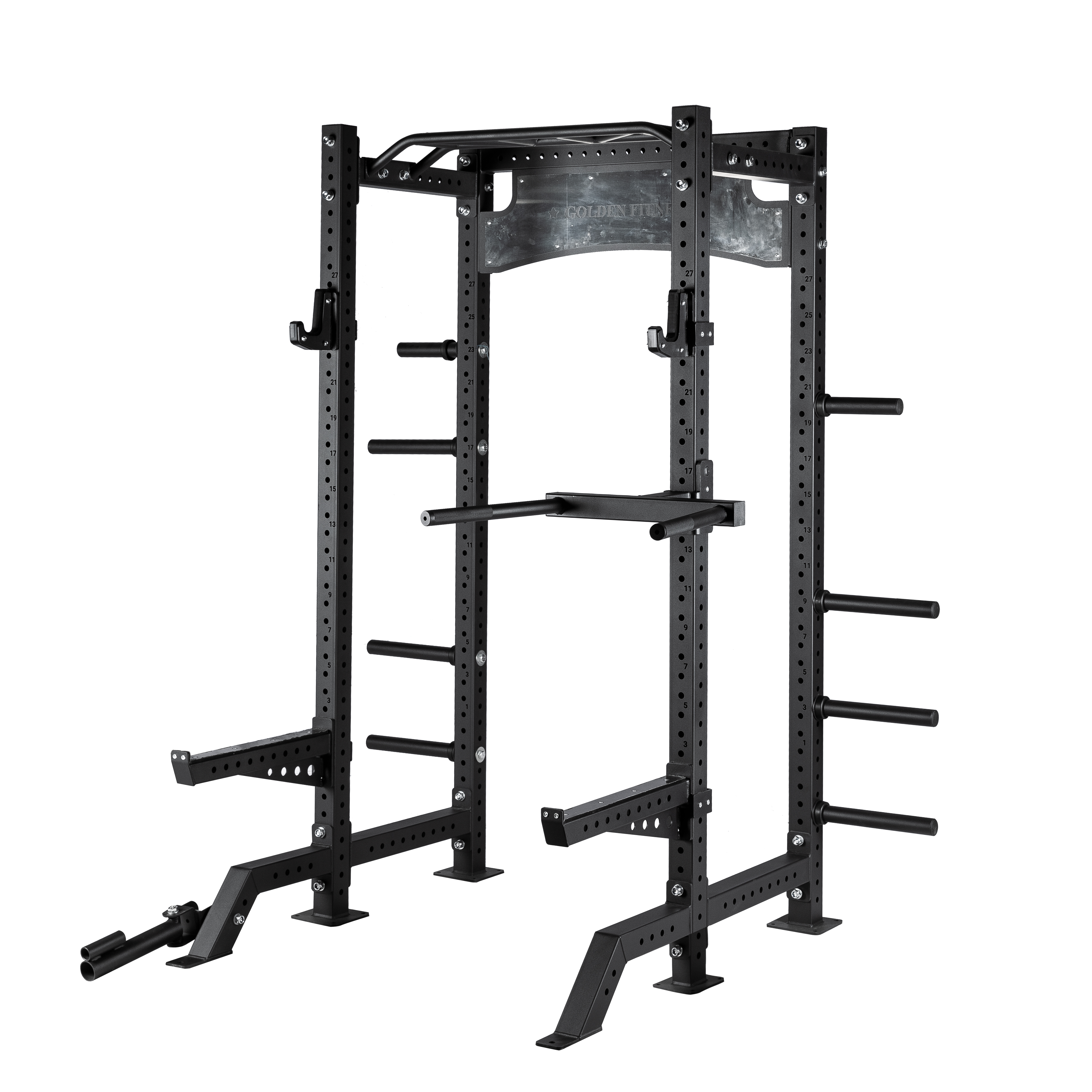 Commercial 3×3 Power Rack with Accessories