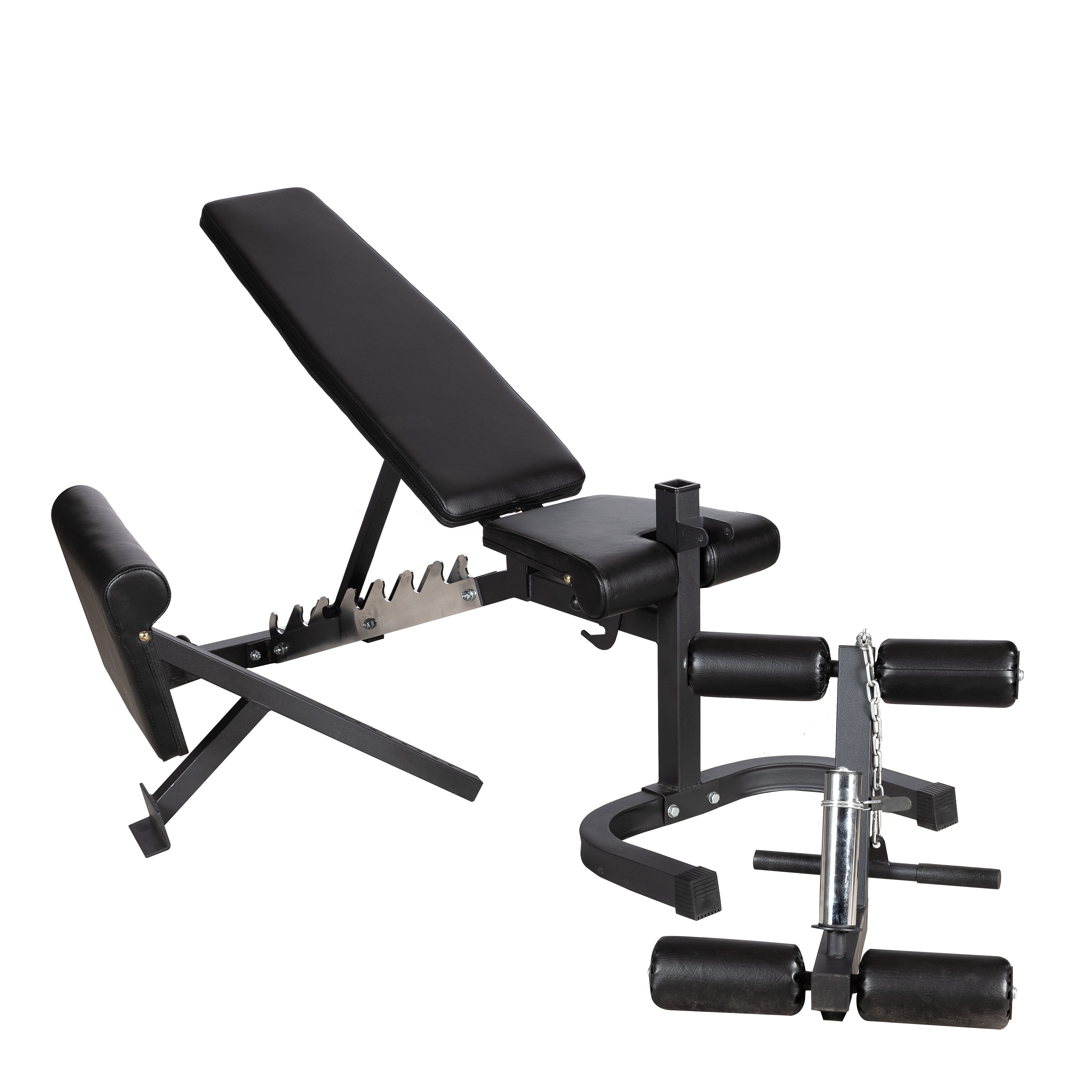 Multi Functional Adjustable Bench with Arm Curl + Leg Ext