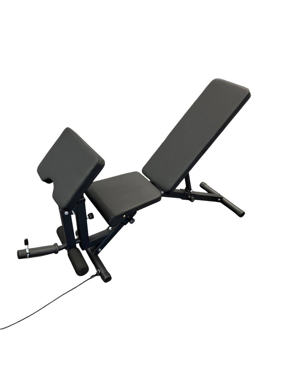 AB-2100 Adjustable Bench with leg extension and preacher curl