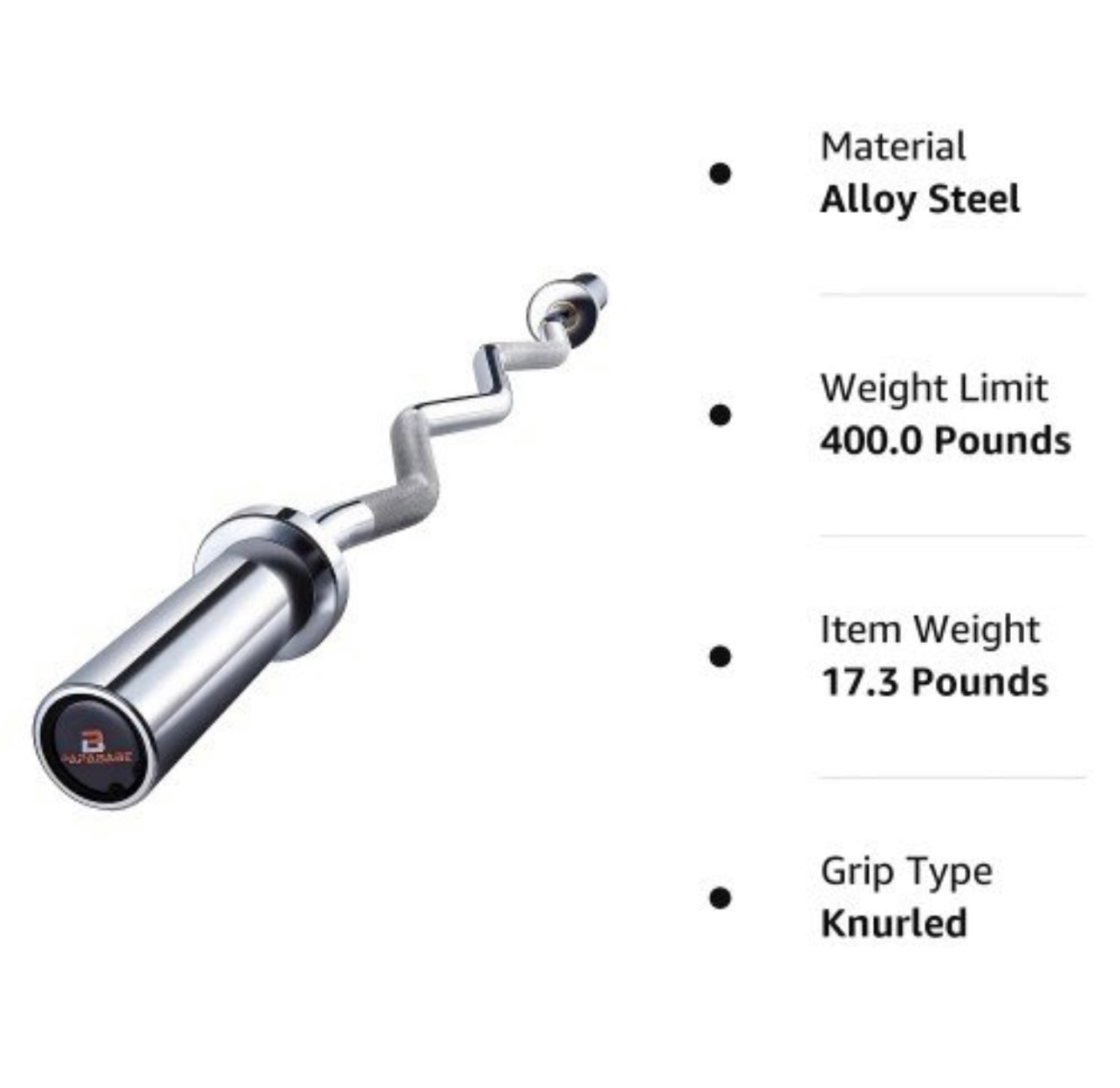 47” Olympic EZ curl bar