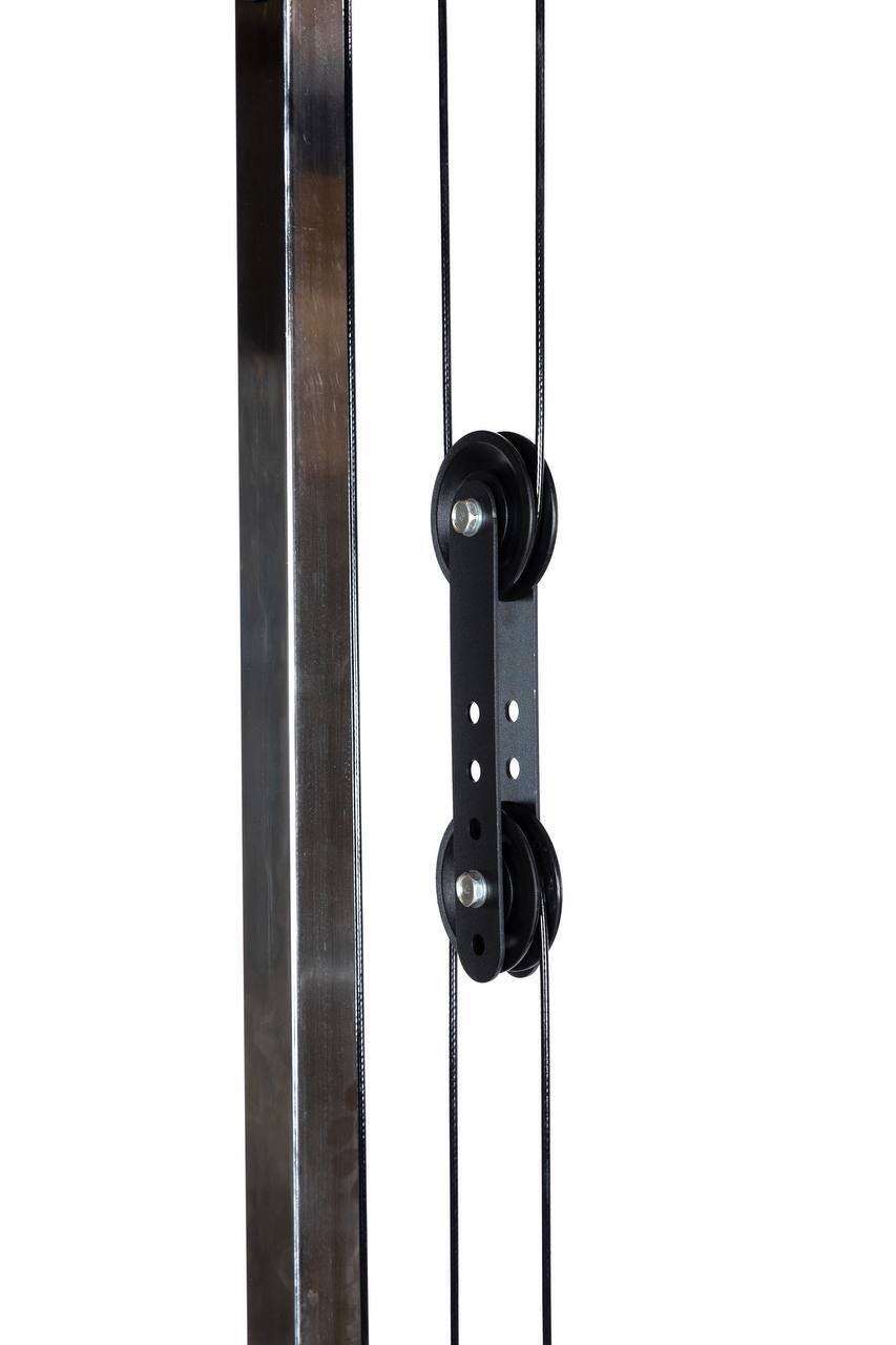 Functional Power Rack with lat pull down attachment