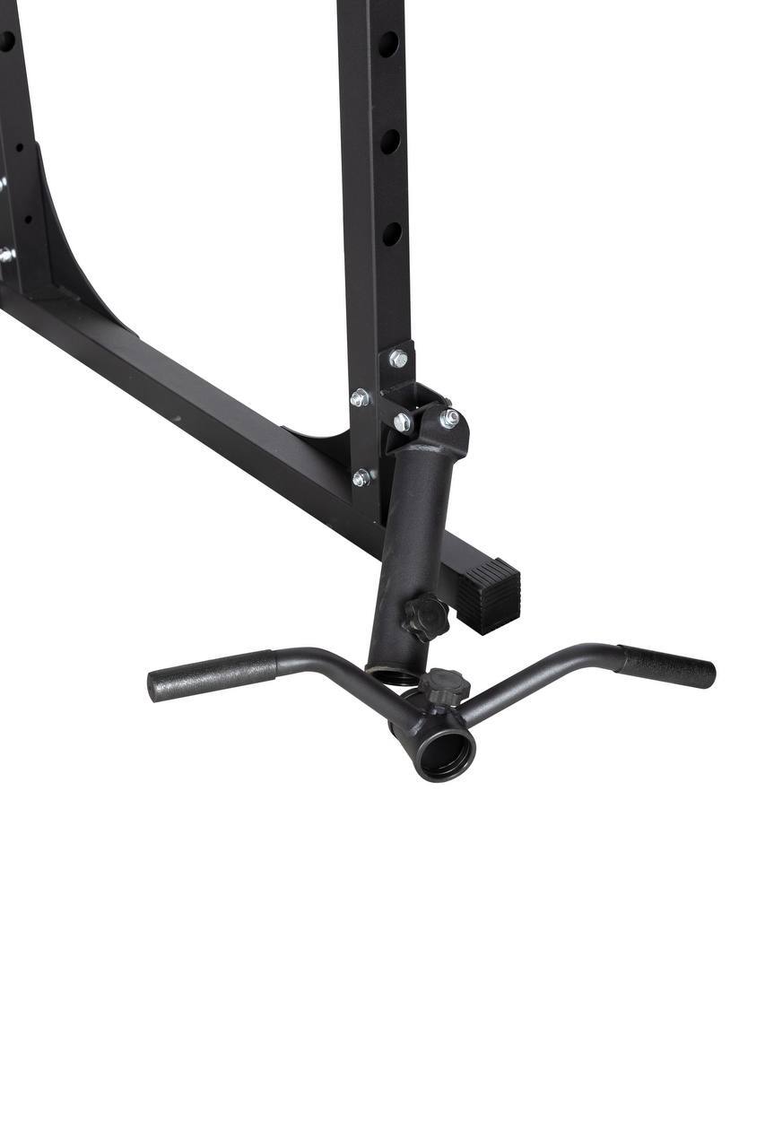 Functional Power Rack with lat pull down attachment