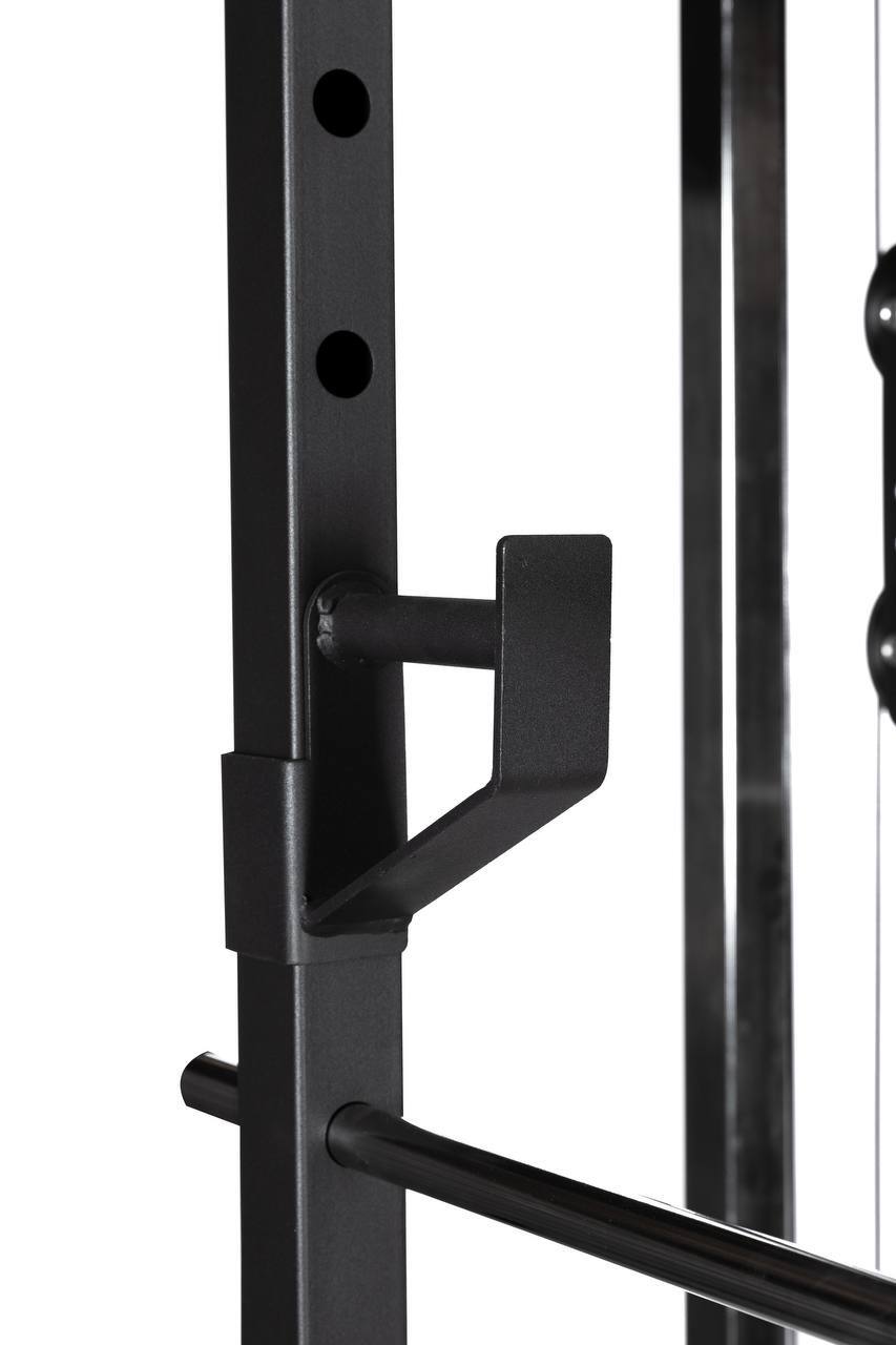 Functional Power Rack with lat pull down attachment