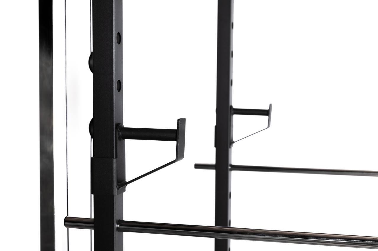 Functional Power Rack with lat pull down attachment