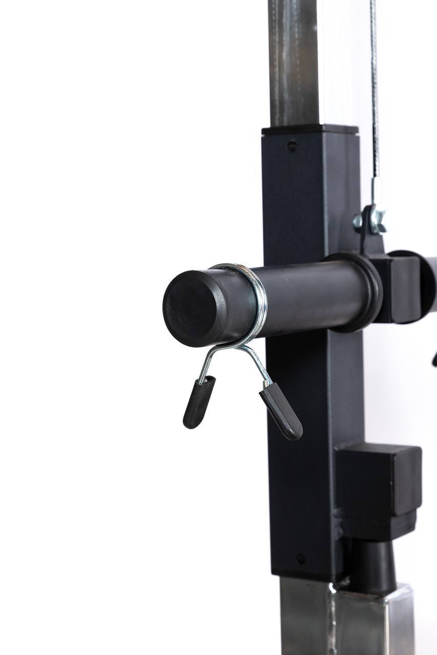 Functional Power Rack with lat pull down attachment