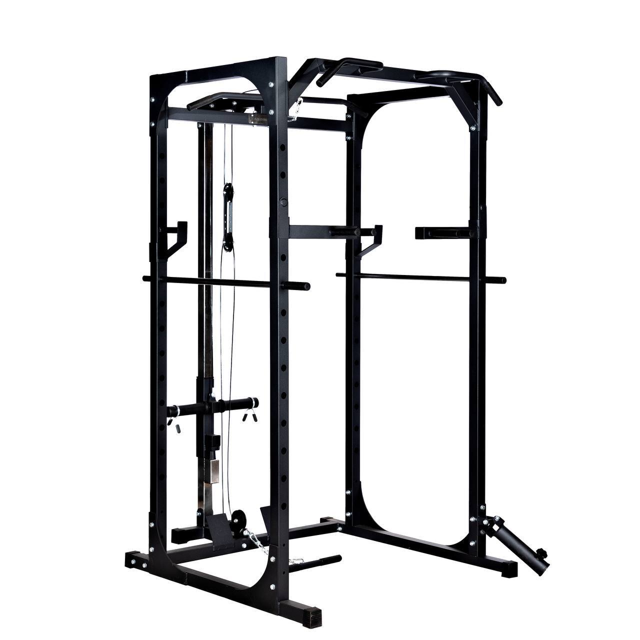 Multi Functional Power rack + Weights and bar + Bench