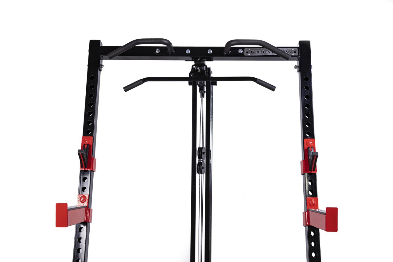 Commercial Half rack with cable attachement