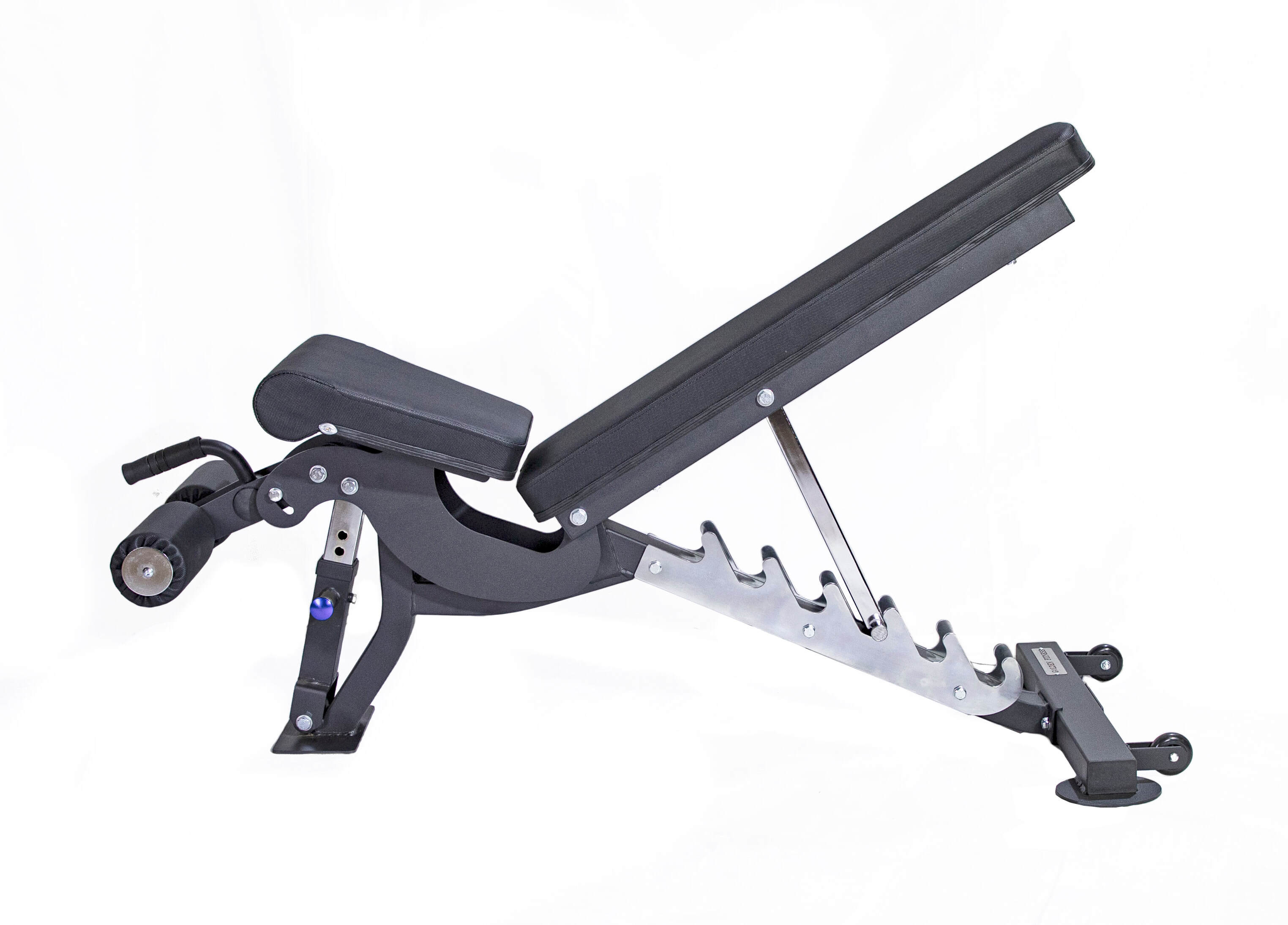 Commercial Half rack with bench, bar, weights