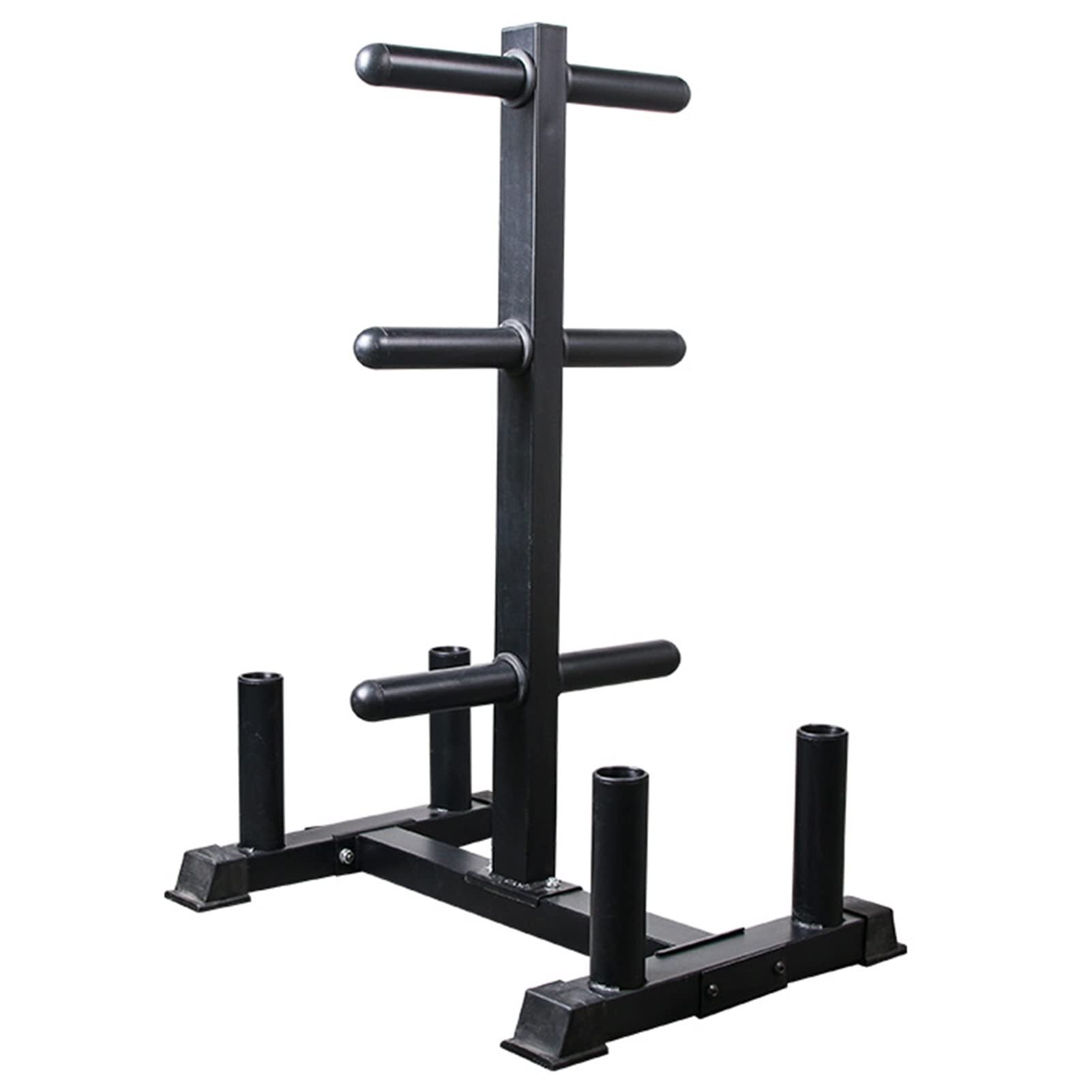 310Lbs olympic weight and bar set with storage rack
